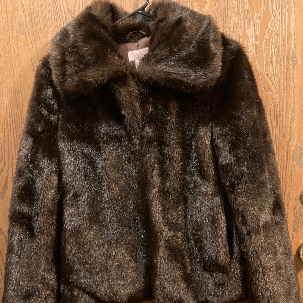 Vintage Faux Beaver Fur Coat